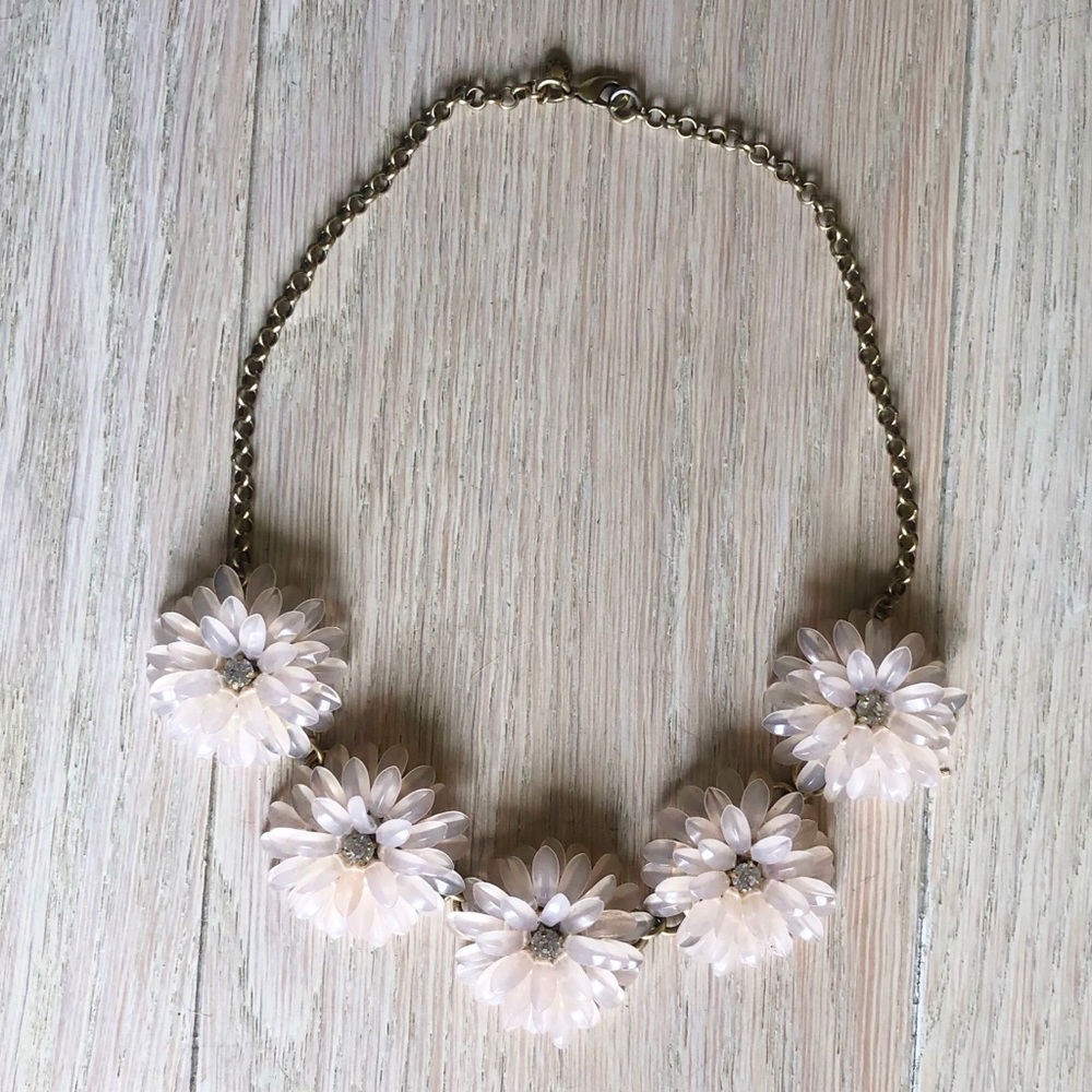 J. Crew Floral Statement Necklace